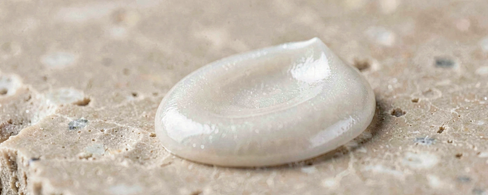 Textura kolagenového krému