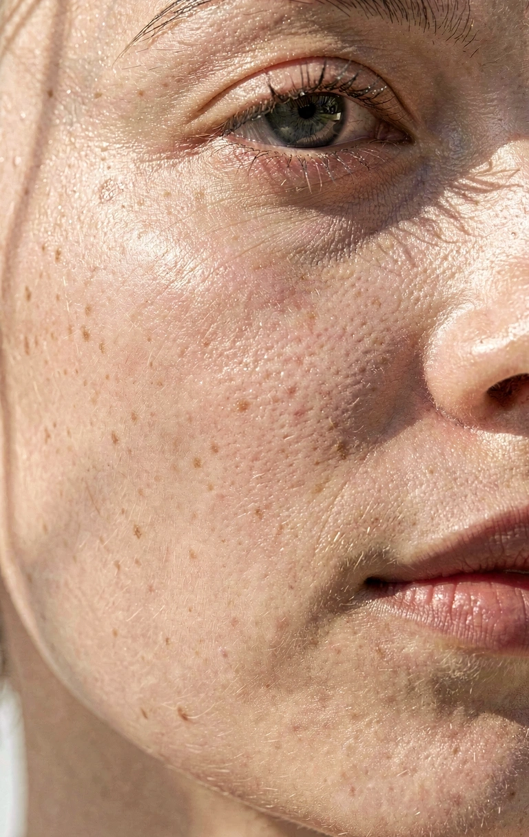 Detail zdravé pleti